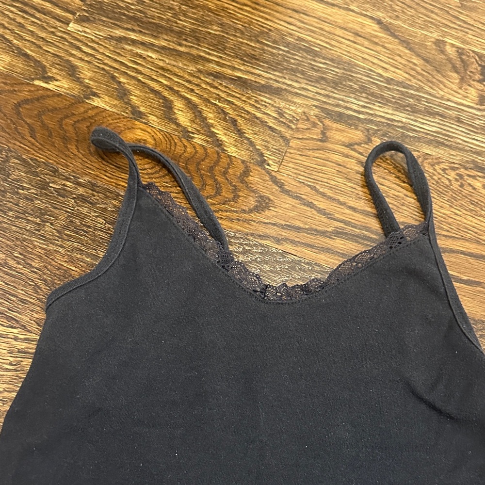 Black Lace Tank Top - Picture 3 of 5